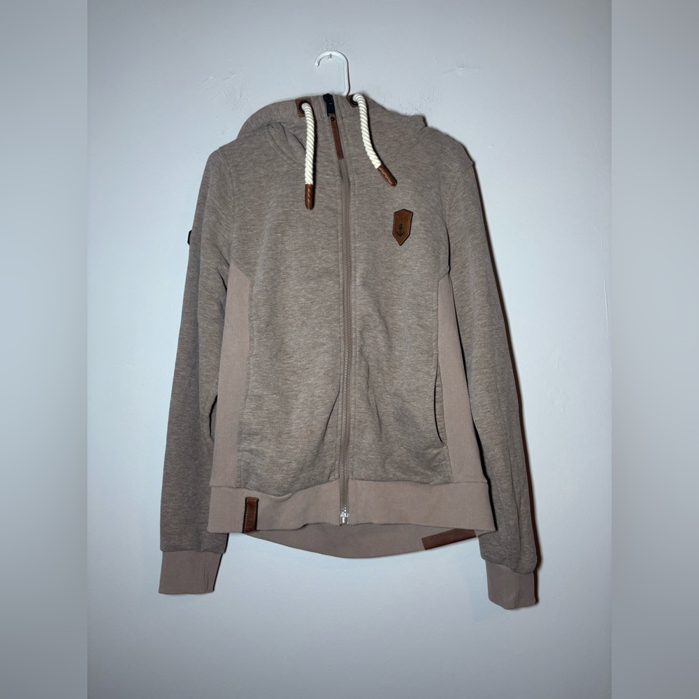 NAKETANO X BRAVE NEW WORLD zip up hoodie size M